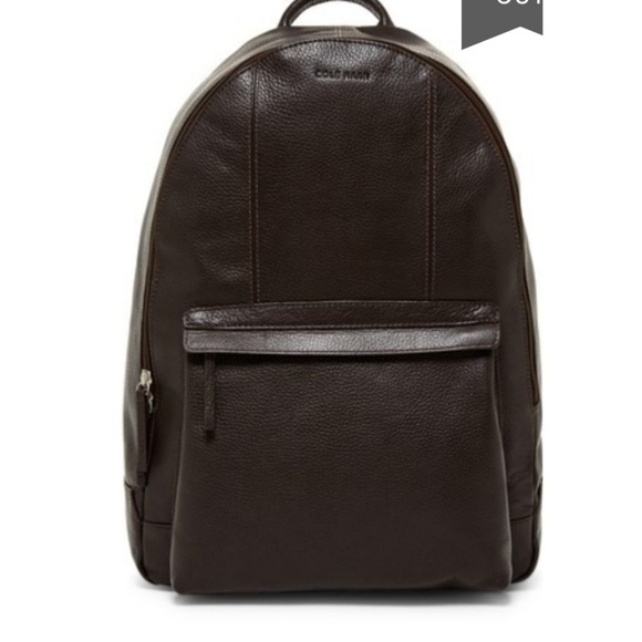 Cole Haan new pebbled leather backpack - Picture 4 of 8